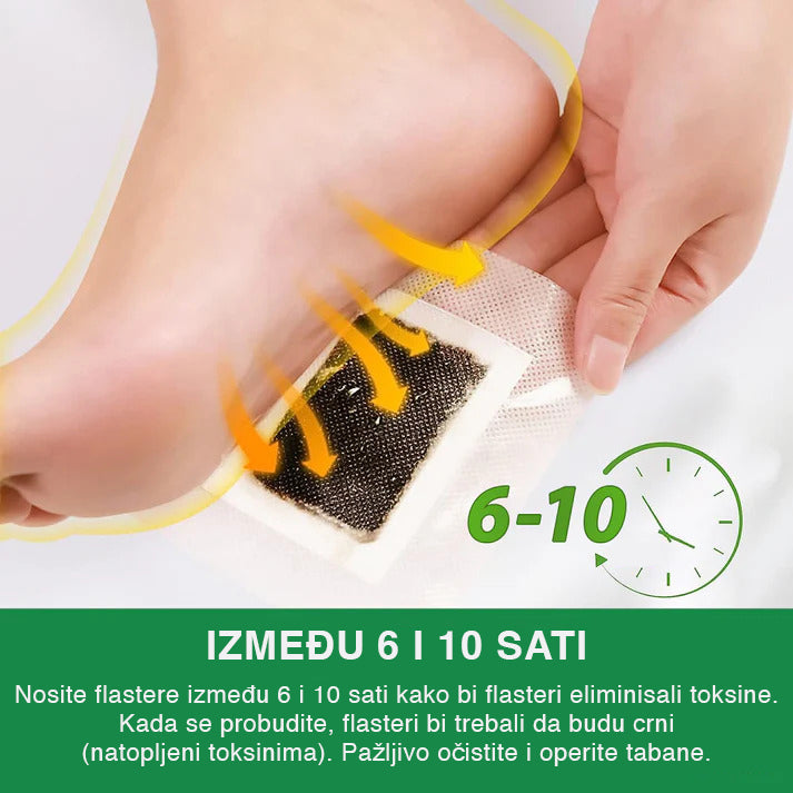 Set Od 10 Flastera Za Detoksikaciju (1+1 Gratis - 20 Flastera)