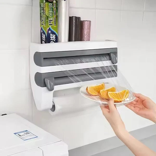 Zidni Držač i Rezač za Ubruse i Folije