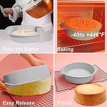 Silikonske Modle Za Kolače ( Set 2 komada )