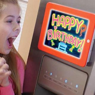 Magična svetleća tabla za crtanje u boji za decu